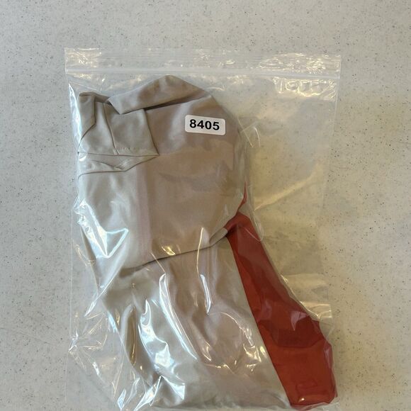 LOFT Hi Low Color Block Sleeveless Maxi Dress Womens 8 Orange Tan Sleeveless - Picture 7 of 7